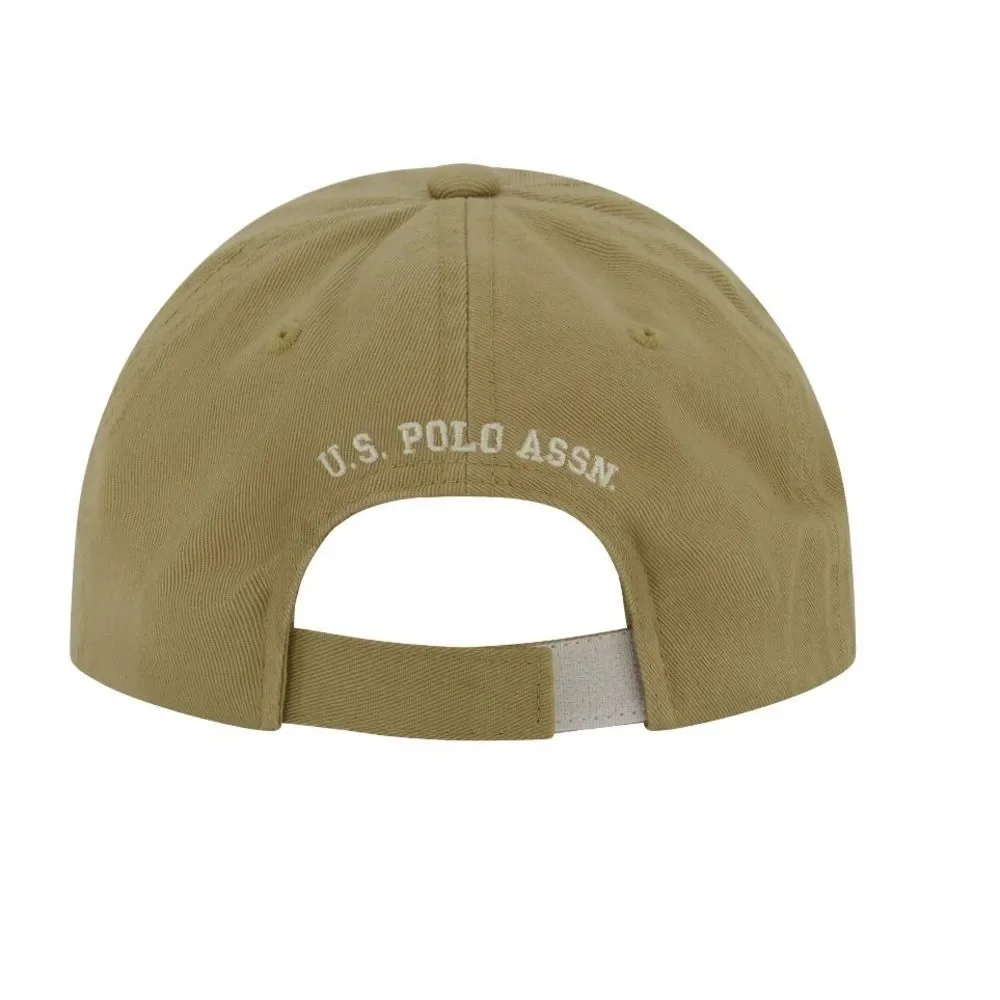 U.S. Polo Assn. Kids Hat One Size Cap Khaki Sand